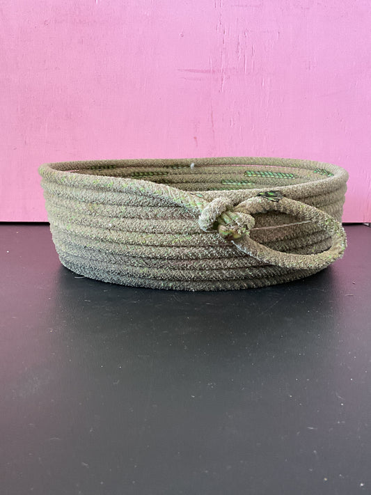 Emerald Rope Basket